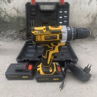 Máy khoan pin DEWALT 36V , 2 pin - tặng kèm bộ phụ kiện 24 chi tiết