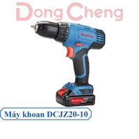 Máy Khoan Pin Dongcheng DCJZ20-10 Đầu Kẹp Mũi 10mm Tặng Kèm 2 Viên Pin