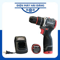 Máy Khoan Pin DRAMA D-5218B FLEX Động Cơ Không Chổi Than Đầu Kẹp 10mm 3 Chức Năng Có Búa Dùng Pin 18V  Tặng Kèm Túi Vải
