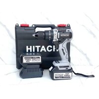 Máy khoan pin Hitachi pro không chổi than 2 pin cực mạnh