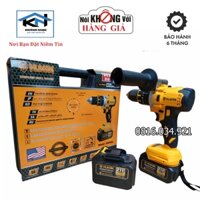 Máy khoan pin HUKAN X8 Pro không chổi than đầu kẹp 13 ly tặng túi Hukan.