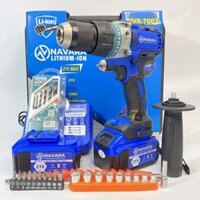 Máy khoan pin Navara 7003 Động cơ Không chổi than bền bỉ và mạnh mẽ, máy bắn vít, máy bắn tôn, khoan pin