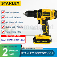 Máy khoan pin Stanley SCD20C2K 18V