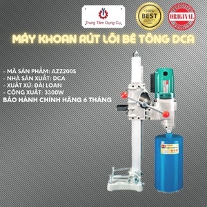 Máy khoan rút lõi bê tông DCA AZZ200 (Z1Z-FF-200) - 3300W