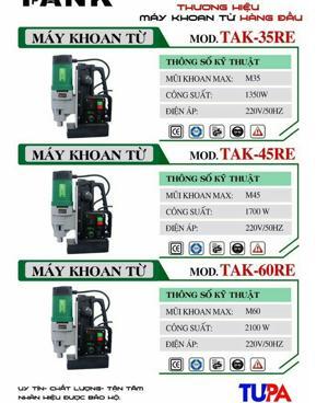 Máy khoan Từ 1700W Tupank TAK-45RE