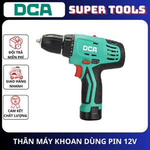 Máy khoan vặn 12V vít dùng pin DCA ADJZ10-10