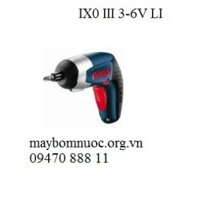 Máy khoan vặn vít BOSCH IXO III 3 6V-LI