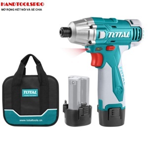 Máy khoan vặn vít dùng pin 12V Total TIDLI228121