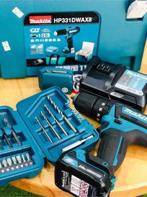 Máy khoan vặn vít dùng pin 12V Makita HP331DWAX8