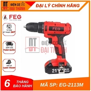 Máy khoan vặn vít dùng pin 21V FEG EG-2113M