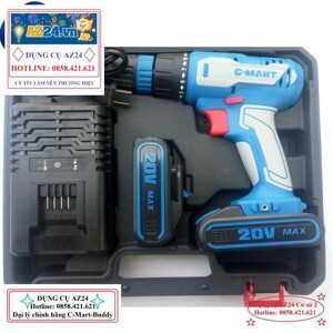 Máy khoan vặn vít dùng pin C-Mart W0023