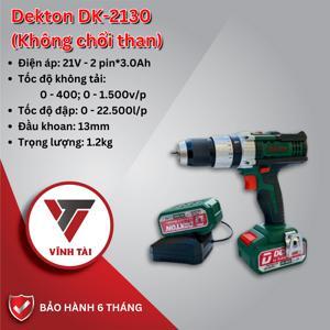 Máy khoan vặn vít dùng pin Dekton DK-2130
