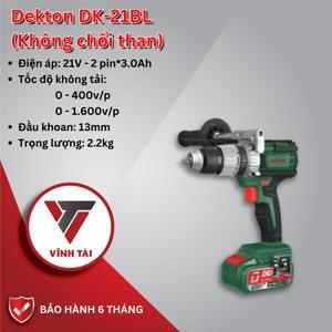 Máy khoan vặn vít dùng pin Dekton DK-21BL