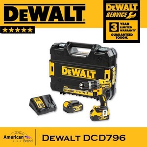 Máy khoan vặn vít dùng pin Dewalt DCD796D2