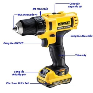 Máy khoan vặn vít dùng pin Dewalt DCD710D2