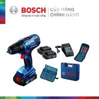 Máy khoan vặn vít dùng pin Bosch GSR 180-LI + phụ kiện MỚI LazadaMall