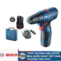 Máy khoan vặn vít dùng pin 10mm 12V Bosch GSR 120-LI (kèm 2pin+1 sạc)