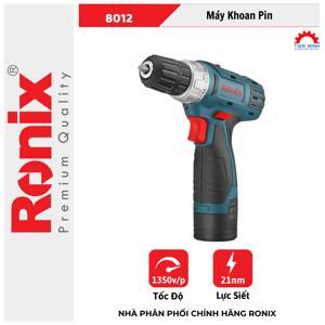 Máy khoan vặn vít pin 12V Ronix 8012