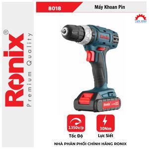 Máy khoan vặn vít pin 18V Ronix 8018