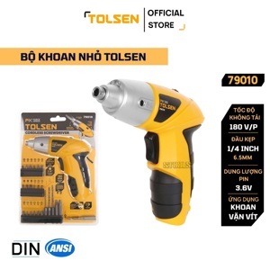 Máy khoan vặn vít pin Tolsen 79010