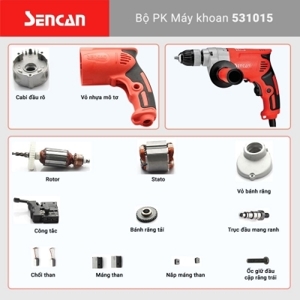 Máy khoan vặn vít Sencan 531015