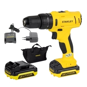 Máy khoan vặn vít Stanley SCH121S2 - pin 12V, có búa