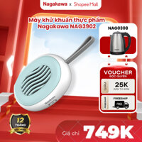 Máy Khử Khuẩn Thực Phẩm Mini Cầm Tay NAGAKAWA NAG3902 Khử Trùng Diệt Khuẩn Hoa Quả Rau Củ Thịt Cá B.hành 1 Năm