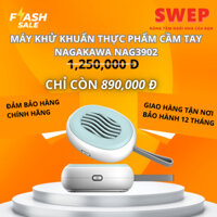 Máy Khử Khuẩn Thực Phẩm Mini Cầm Tay NAGAKAWA NAG3902 Khử Trùng Diệt Khuẩn Hoa Quả Rau Củ Thịt Cá B.hành 1 Năm