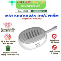 Máy Khử Khuẩn Thực Phẩm Mini Cầm Tay NAGAKAWA NAG3902 Khử Trùng Diệt Khuẩn Hoa Quả Rau Củ Thịt Cá B.hành 1 Năm