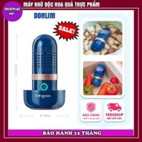 Máy khử khuẩn thực phẩm tiệt trùng hoa quả Donlim, loại bỏ chất bảo quản thực phẩm, máy rửa rau tự động không dây