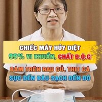 Máy khử khuẩn thực phẩm RENPHO, MÁY SỤC RENPHO , rửa siêu âm và sục ozone thực phẩm 2 in 1 an toàn sức khỏe