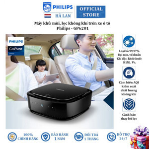 Máy khử mùi, lọc không khí trên xe ô tô Philips GP6201