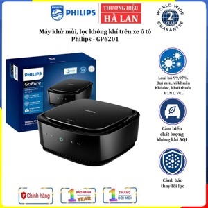 Máy khử mùi, lọc không khí trên xe ô tô Philips GP6201