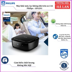 Máy khử mùi, lọc không khí trên xe ô tô Philips GP6201