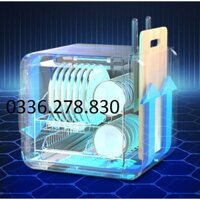 Máy khử trùng diệt khuẩn bát đĩa khử trùng bằng tia UV Sấy khô an toàn và cao cấp