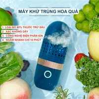 Máy khử trùng, tiệt trùng hoa quả – Máy rửa rau quả tự động không dây