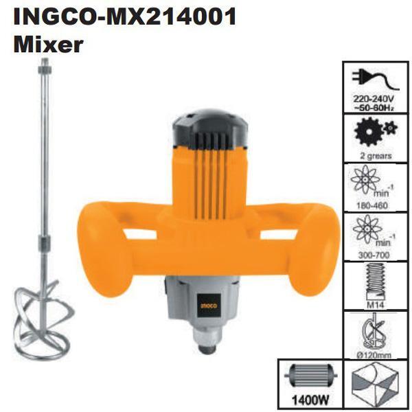 Máy khuấy cầm tay Ingco MX214001 - 1400W