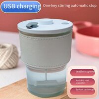 Máy Khuấy Tự Động Thủy Tinh | Cốc Xoay 360° Di Động | Phòng Làm Việc + Freeship