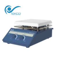 Máy khuấy từ gia nhiệt 5 lít (Magnetic stirrer), mâm gia nhiệt Ceramic, Hãng Fcombio-USA, có hóa đơn VAT