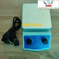 Máy khuấy từ gia nhiệt nhỏ SH-2 (mặt đun thép) kèm giá kẹp + thanh khuấy từ