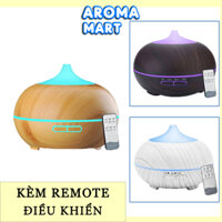 Máy khuếch tán tinh dầu bí ngô lớn 550ml tích hợp remote điều khiển AROMA Mart