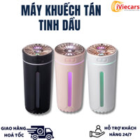 Máy khuếch tán tinh dầu -  Máy khuếch tán tinh dầu xe hơi mới (Sạc Pin) phun sương khử mùi - máy xông tinh dầu ô tô