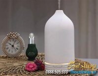 Máy khuếch tán tinh dầu siêu âm gốm Ceramic đầu ngắn trắng