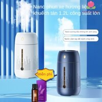 Máy Khuếch Tán Tinh Dầu Sóng Siêu Âm 1.2L Có Đèn Nhiều Màu Độc Đáo Trang Trí Nhà Cửa / Xe Hơi máy xông tinh dầu xịt thơm phòng xông tinh dầu máy khuếch tán tinh dầu máy phun tinh dầu nước hoa xịt phòng máy xông tinh dầu mini kh