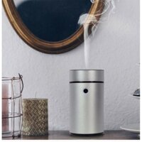 Máy Khuếch Tán Tinh Dầu Xe Hơi Màu Bạc  - Tặng tinh dầu sả chanh 10ml