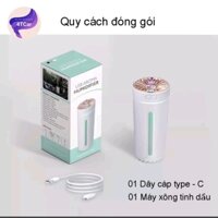 Máy Khuếch Tán Tinh Dầu Xe Hơi Mới Hummer dìie phun sương Khử Mùi| Máy Xông Tinh Dầu Ô Tô,Bàn Làm Việc