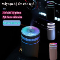 Máy khuếch tán tinh dầu xe hơi Mới (USB) Máy phun sương tạo độ ẩm ô tô Máy xông tinh dầu ô tô khử mùi Tạo độ ẩm cân băng không khí，đèn ambienlight, 320ml