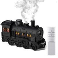 Máy khuếch tán tinh dầu xe lửa cổ điển cho gia đình 300ml Máy khuếch tán hương liệu mở lớn với 2 loại Xịt 4 chế độ ánh sáng Phòng hẹn giờ 2H / 8H Văn phòng Khách sạn Máy khuếch tán mùi hương Trang trí