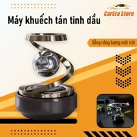 Máy khuếch tán tinh dầu xe ô tô chạy bằng năng lượng mặt trời, thiết kế sang trọng nâng tầm xế yêu.