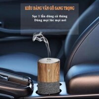 Máy khuếch tán tinh dầu,máy phun tinh dầu oto vân gỗ cao cấp